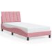 vidaXL Bedframe Hanko Fluweel Roze 80x200 cm