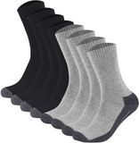 Camano Sokken Set van 8 Zwart/Grijs Maat 39-42