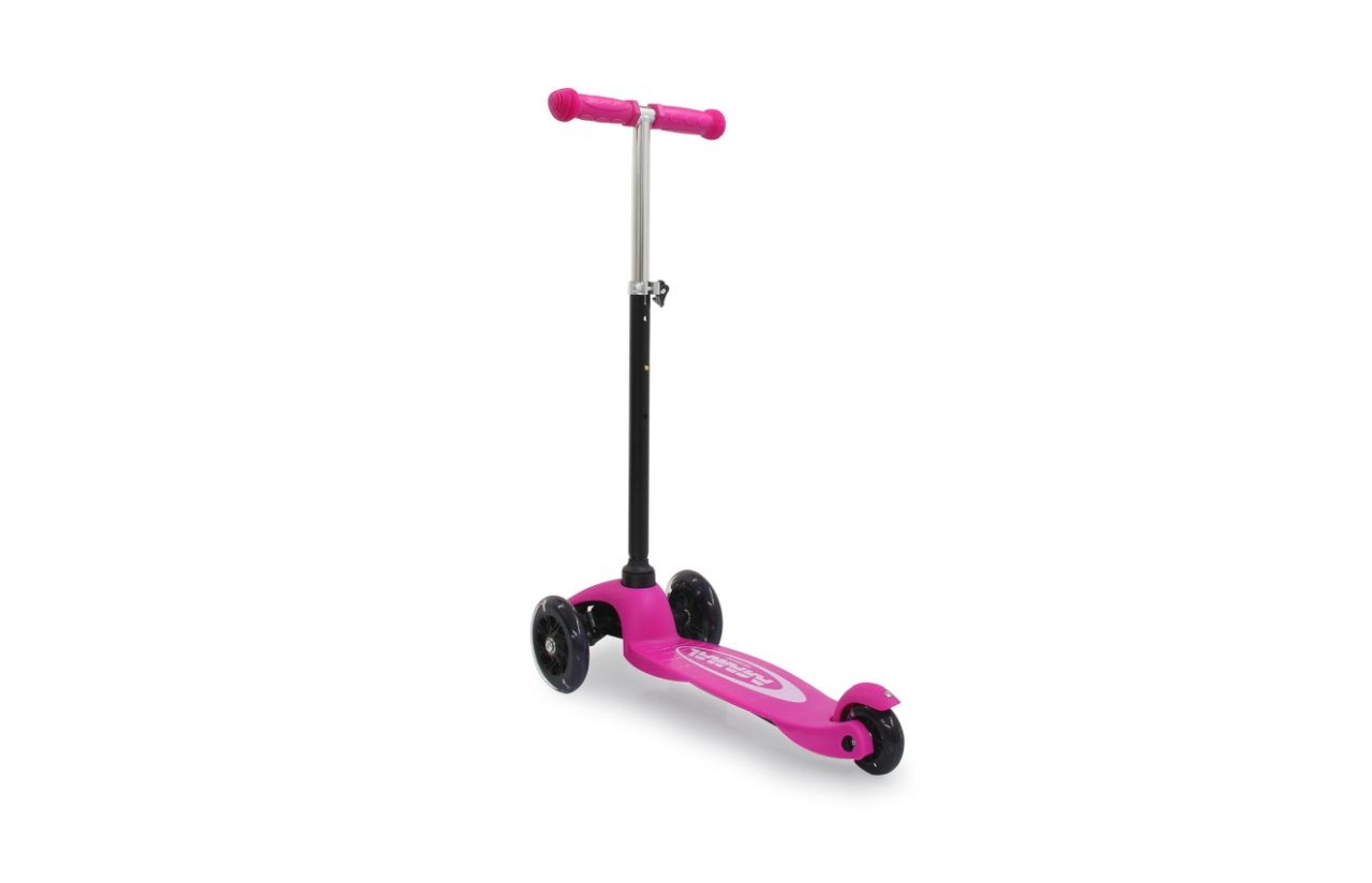 Jamara 460497 - Roze/Zwart - Opvouwbaar - Asfalt - Kunststof - Scooter