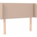 Maison Exclusive Tête De Lit Avec Oreilles Cappuccino 103x16x78/88 Cm Similicuir