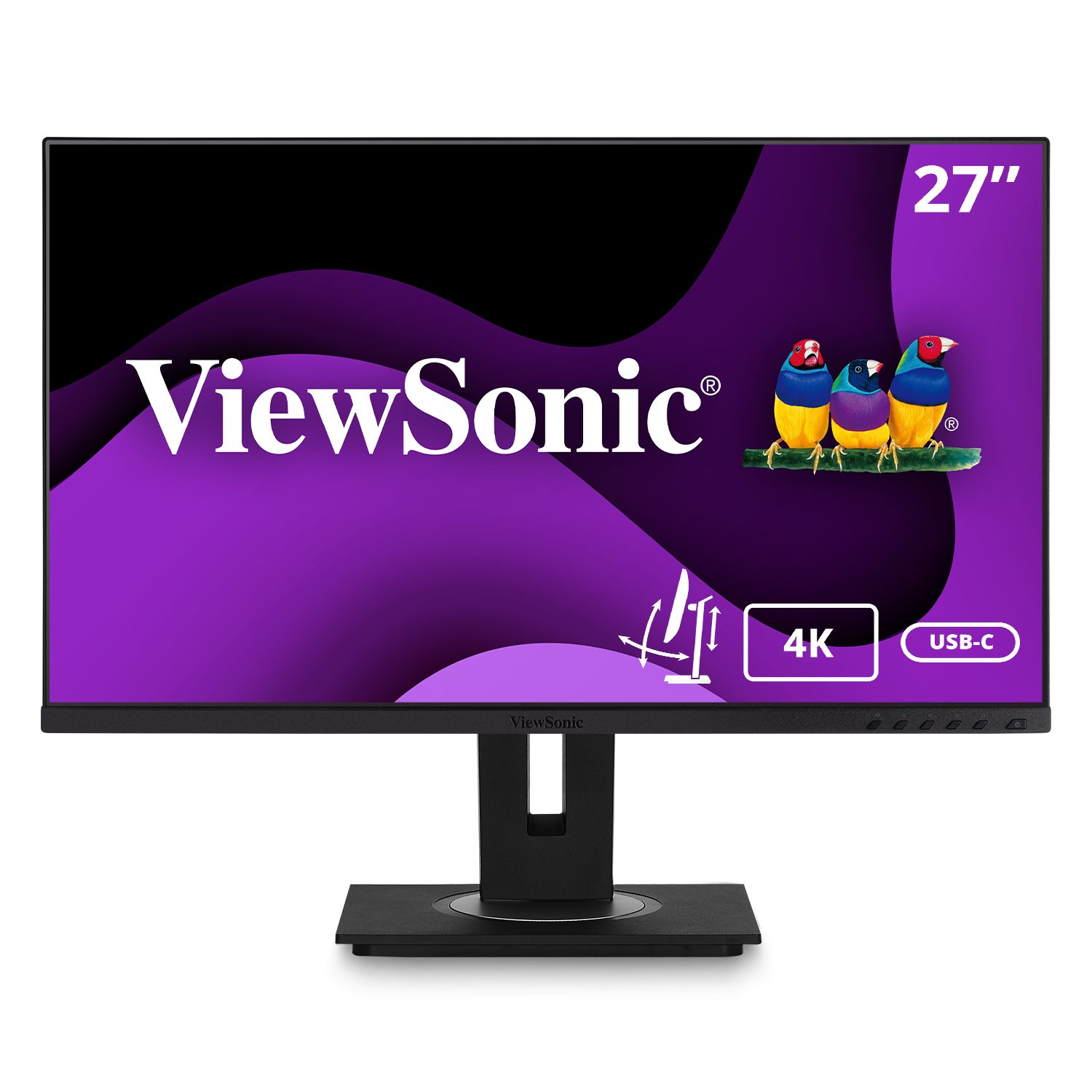 Viewsonic VG2756-4K 27" 4K Ultra HD LED Monitor - Black