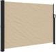 vidaXL Pare-vent rétractable 140x500 cm beige