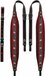 Boston Accordion Straps Tirol 95-102 x 7.0 cm Leather & Red Velour