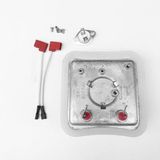 Wan GmbH Kit de résistance - Pièce de fer à repasser - Repassage de vêtements - Matériaux de haute qualité - 10 x 4 x 2,5 cm - Argent