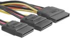 Qoltec - SATA Verdeelkabel - 0.5m - Twee Vrouwelijke Connectors
