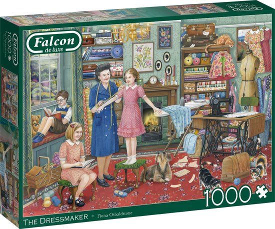 Falcon The Dressmaker Puzzle - 1000 Pieces - Multicolor