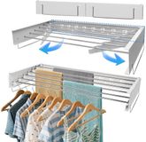 Merkloos Wanddroogrek Uitschuifbaar - Metaal - 100 cm