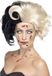 Smiffys Cruella de Vil pruik met krul | zwart en wit haar