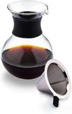 Wilmax - Warmhoudstandaard Glas - 15x8 cm - 950 ml - 1 stuk