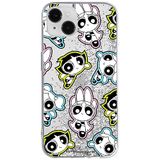 ERT GROUP mobiel telefoonhoesje voor Apple Iphone 14 PLUS The Powerpuff Girls patroon Powerpuff Girls 022 glitter overloopeffect