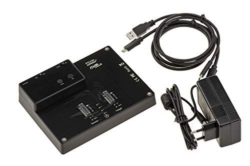 KALEA INFORMATIQUE Docking Station Dock voor 2 SSD M2 NGFF NVMe PCIe-aansluiting USB 3.2 Gen2 10 GB met CLONAGE-functie externe stroomvoorziening digitale versie