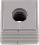 CONTA-CLIP KDS-DE 8-9 GR Afdichtingselement Thermoplastisch elastomeer Grijs 10 stuk(s)
