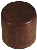Boston The Music Alliance Elegante Walnoot Houten Dome Knop - Boston KWW-370, 18x18mm
