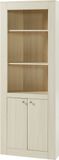 [en.casa] Boekenkast Eura 170x62x30 cm eikenkleurig