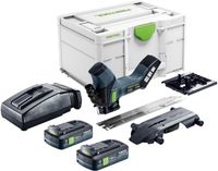 Festool ISC 240 EB-Basic accu-isolatiezaag 18 V 240 mm + 2x accu 4,0 Ah + oplader + Systainer
