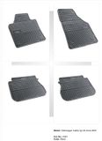 Frogum Rubbermatten Volkswagen Caddy 2004-2020 (past in 5-persoons versie)
