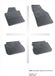 Frogum Rubbermatten Volkswagen Caddy 2004-2020 (past in 5-persoons versie)