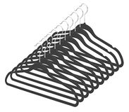 Whitmor SPACEMAKER Suit Hangers S/10-ZWART, Zwart
