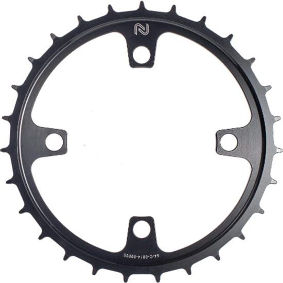 Kettingblad 58T Enduo Cargo 4-B 104-BCD Cl-45.5 / 53.0 - Zwart