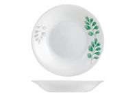 H&H Botanica 826115 Set van 6 Soepborden 23 cm Opaal Glas Groen