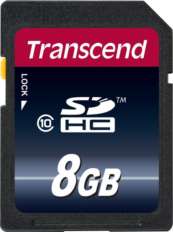 Transcend Premium SD kaart 8GB - Class 10