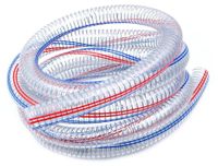 Merkloos 3m PVC Slang met Staalweefsel