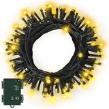 Merkloos Kerstverlichting 10M 100 LED Warm Wit