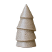 DBKD Sapin de Noël Étroit beige Grand 14 cm