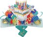 POP UP 3D Pop-up wenskaart met envelop – Happy Birthday to You - Three Tiered Cake