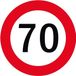 Bellatio Decorations 70 jaar onderzetters/bierviltjes - 50x stuks - Sweet 70 - verjaardag - feestartikelen - karton