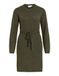 VILA VILIGA L/S O-NECK BELTED KNIT DRESS-NOOS