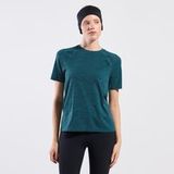 Odlo Essential Seamless Hardloopshirt Dames - petrolblauw, Maat L