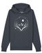 Watapparel Sweatshirt 'Wanderlust At Night' antraciet / wit