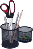 WEDO Office pennenkoker set, draadmetaal, zilver