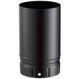 Poujoulat - Tuyau émaillé pour poêle à bois - Élément droit 50 cm - Diamètre : 150 - Couleur : Noir mat