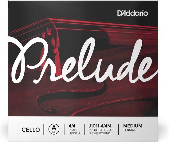 D'Addario J1011 4/4M Prelude Cello A String - Medium
