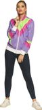 Boland - Trainingsjasje Retro babe paars (S) - Volwassenen - 80's & 90's - Disco