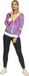 Boland - Trainingsjasje Retro babe paars (S) - Volwassenen - 80's & 90's - Disco