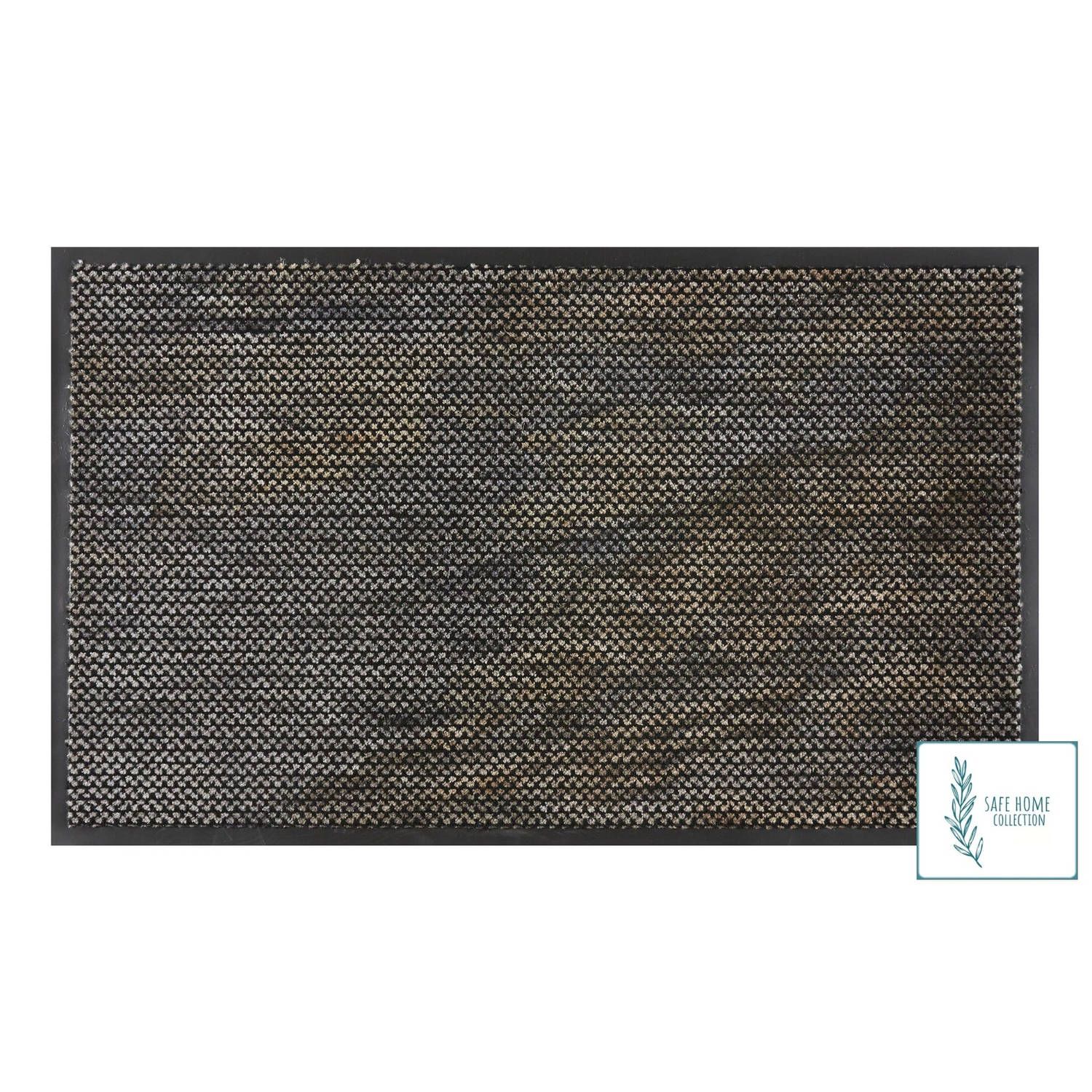 MD-Entree Roxy Antibacteriële Schoonloopmat - 75 x 120 cm - Grijs