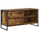 vidaXL TV Kast 100 x 36 x 49,5 cm Gerookt eiken Bewerkt hout