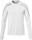Uhlsport Stream 22 Maillot de football à manches longues Homme - Blanc / Noir | Taille : 2XL