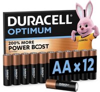 Duracell Optimum AA Alkaline Batterijen - 12 stuks