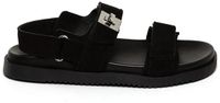 Steve Madden Damessandalen Mona-E Zwart Suède Platte Sandalen Maat 37