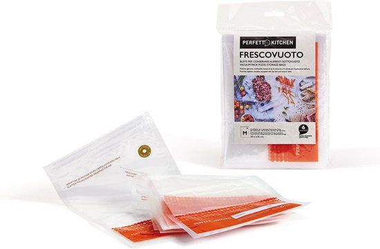 Perfetto 29003A Food Storage Bag - 6 Pieces - Transparent