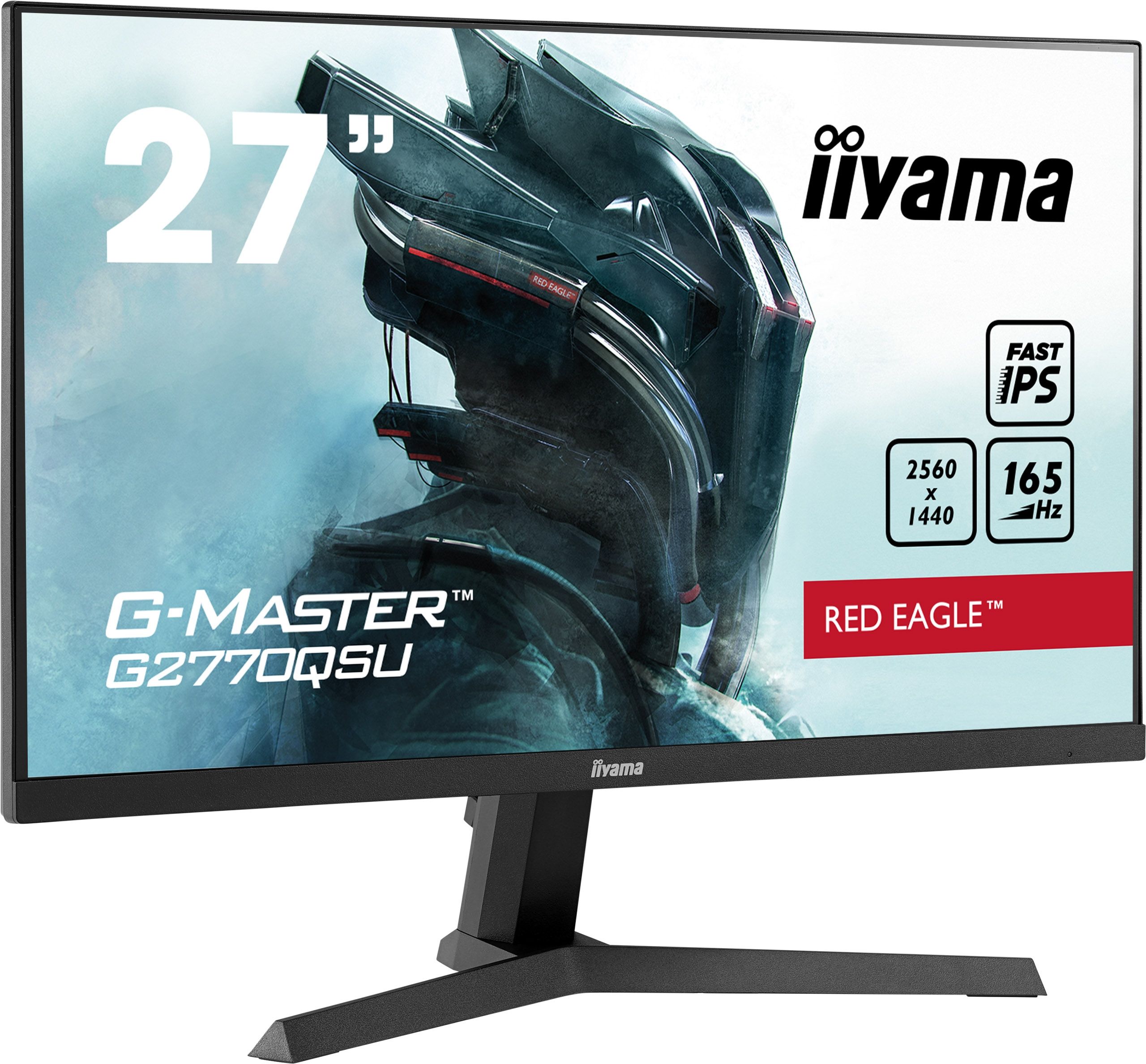 iiyama G-Master G2770QSU-B1 Red Eagle 27" QHD 165Hz Gaming Monitor