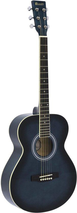 Dimavery AW-303 western gitaar - steelstringgitaar blauwburst