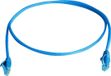 Telegärtner L00000A0292 RJ45 Netwerkkabel, patchkabel CAT 6 U/UTP 0.50 m Blauw Vlambestendig, Halogeenvrij 1 stuk(s)