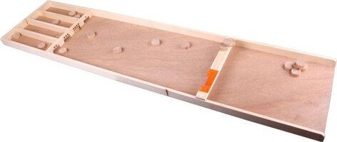 Sjoelbak Klein voor Kinderen 122CM - Hout - Bruin