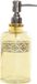 Item International Zeeppompje/zeepdispenser - geel - transparant - glas - 400 ml