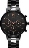 MVMT Nova Crux D-FC01-BL Dameshorloge 38 mm Zwart Staal